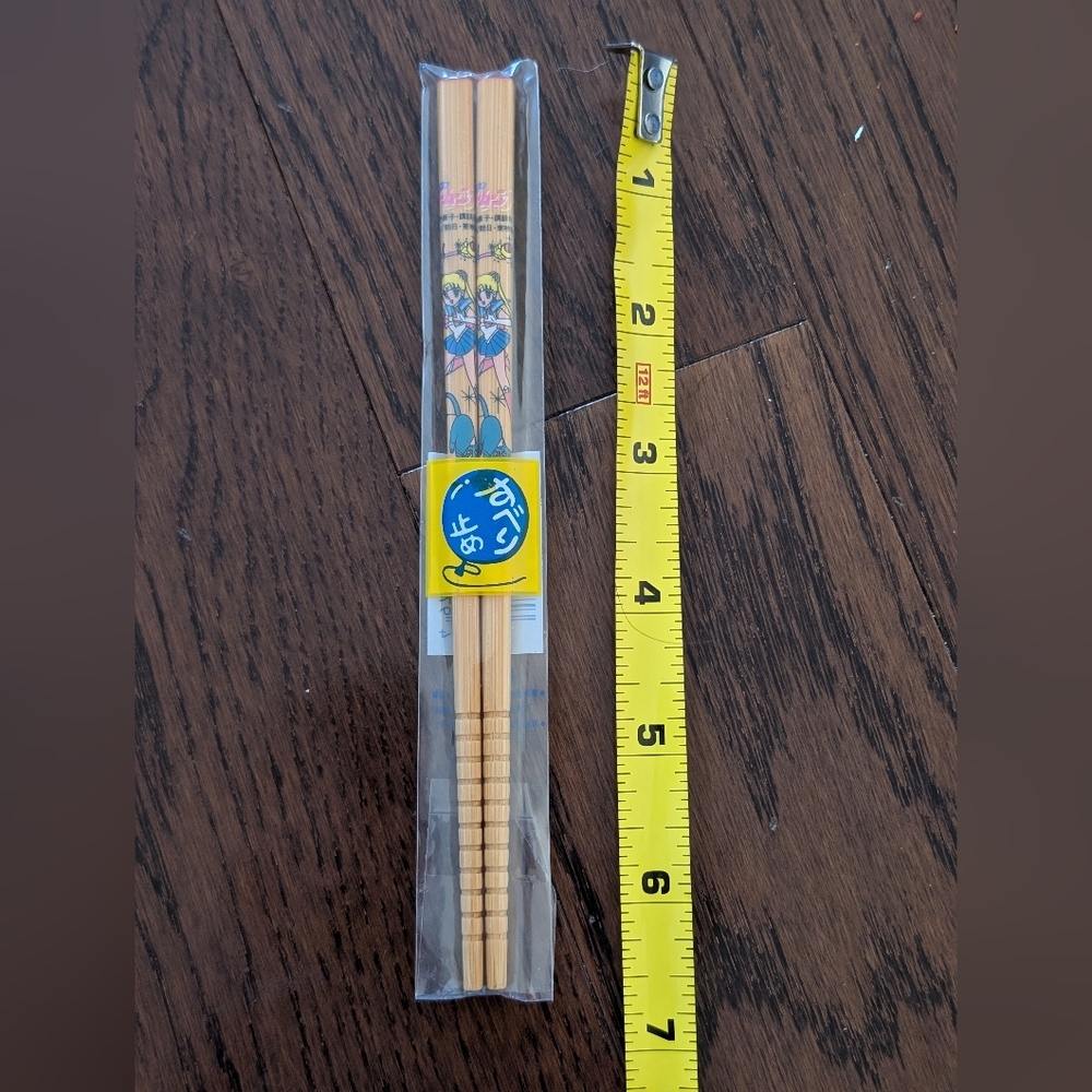 Vintage 1990s Sailor Moon Wooden Chopsticks